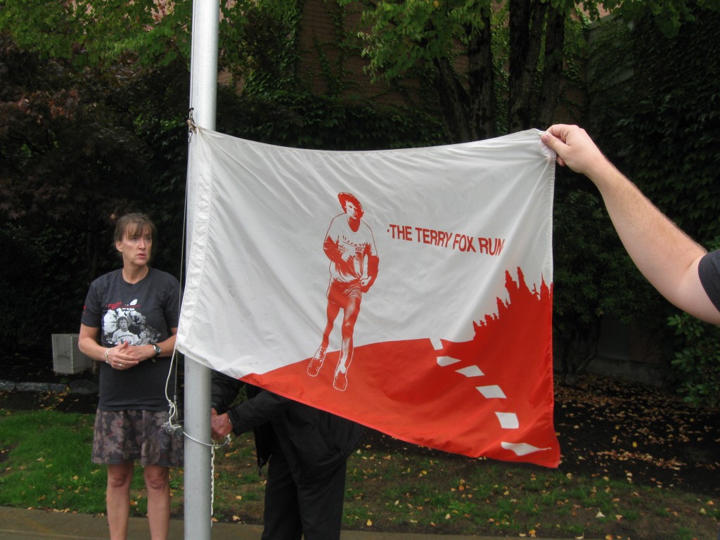 2015 Terry Fox CHWK Flag Raising 002