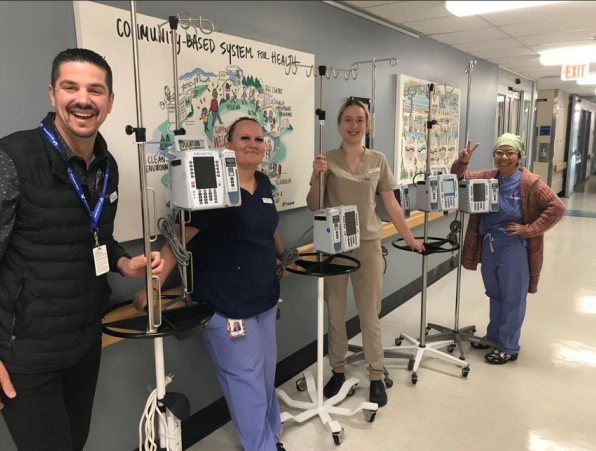 Fraser Canyon Hospital Receives Five IV Pumps from Fraser Valley Health Care Foundation