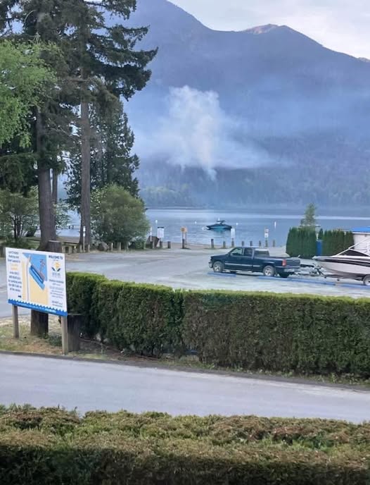 Wildfire Near Jade Bay /Cultus Lake