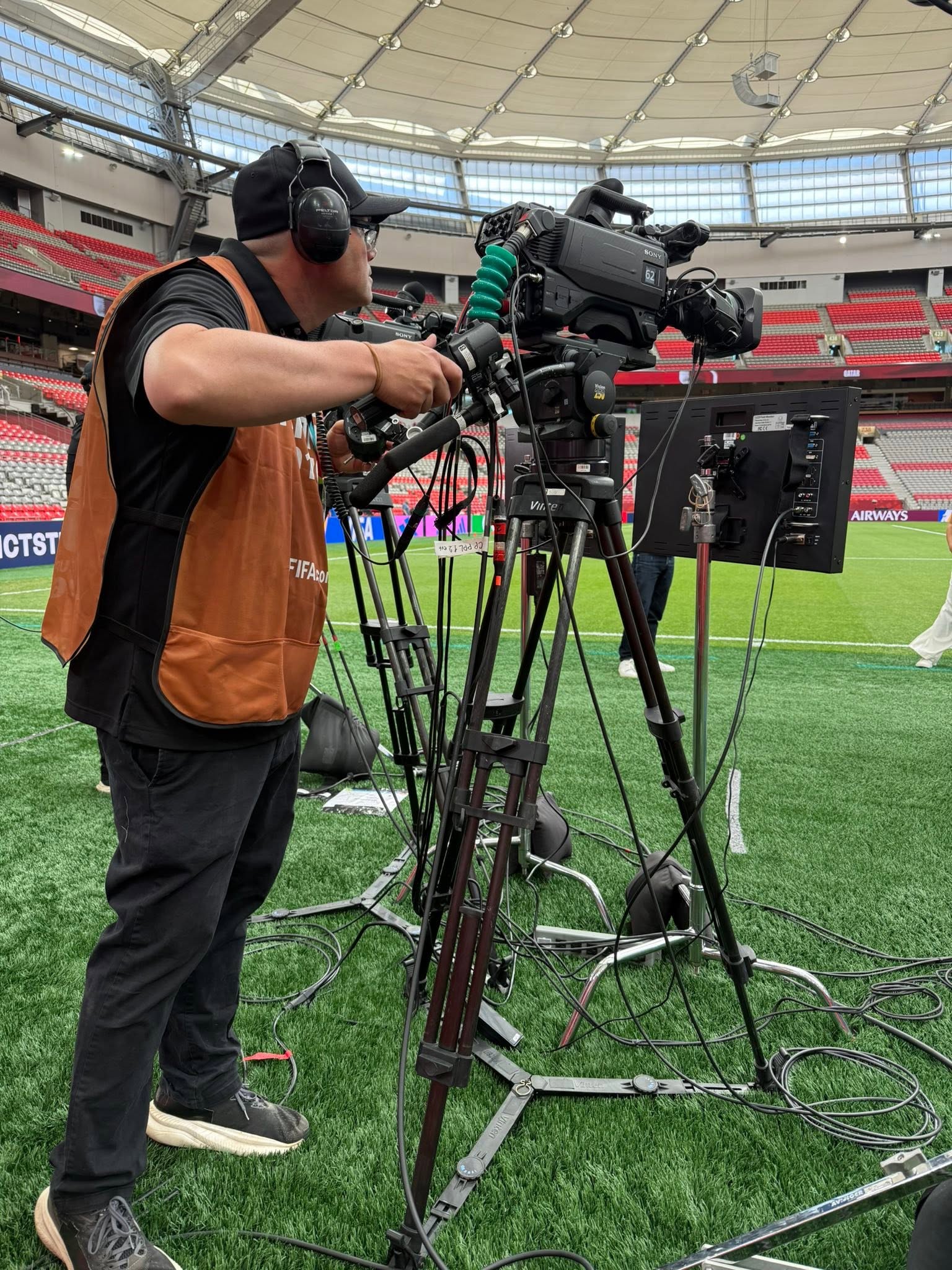 Local Media Producer Working the Dream – Robbie Snooks at the World Cup