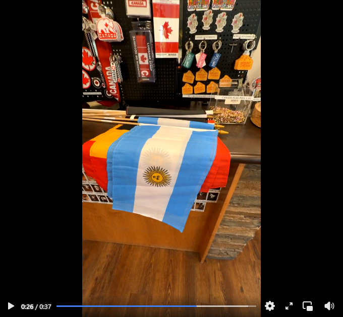 Tourism Chilliwack with New Swag AND Flags in Time for World Cup Semi Finals